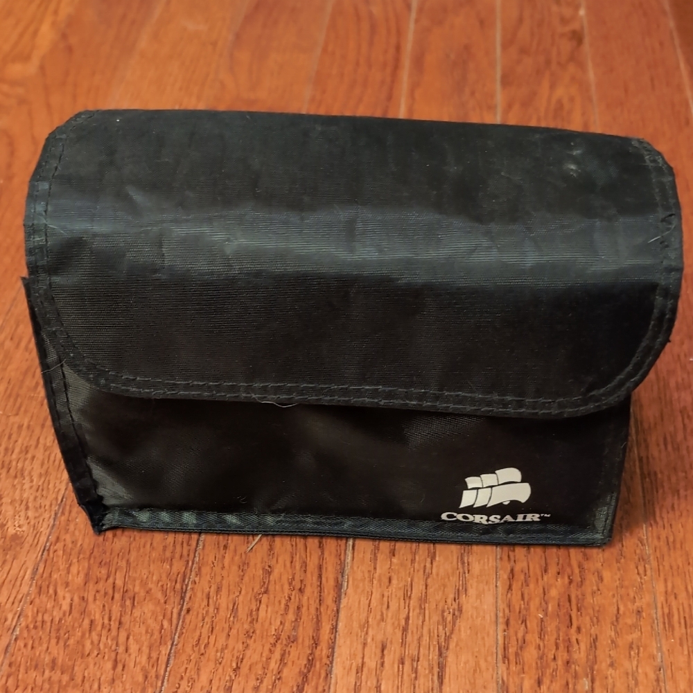 Corsair Small Black Organizer Pouch